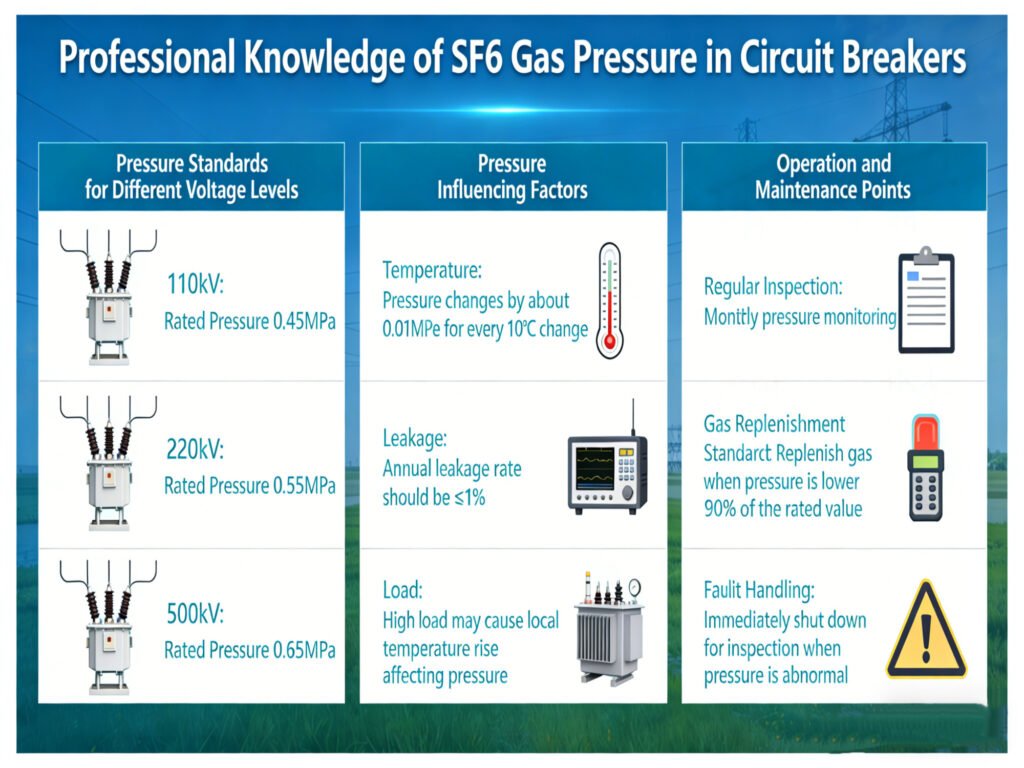 professional knowledge of sf6 gas pressure in circuit breakers 2