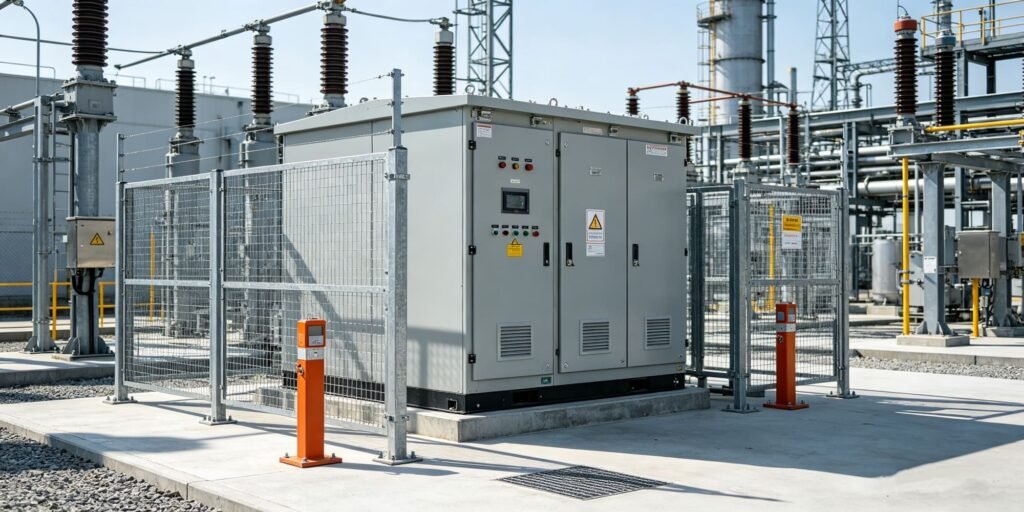 outdoor rmu substation installation