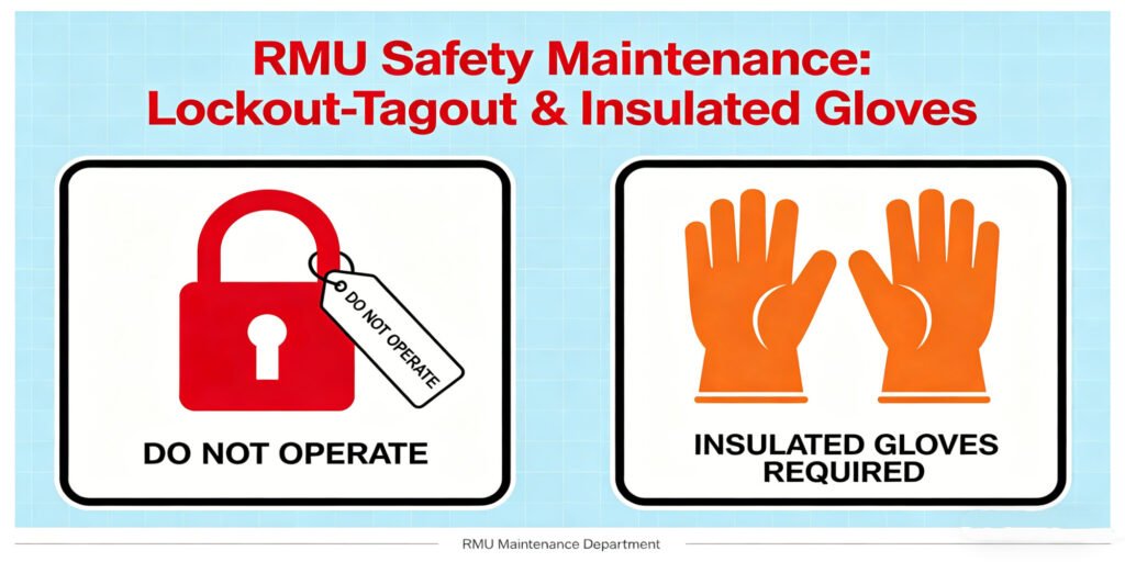RMU safety maintenance infographic