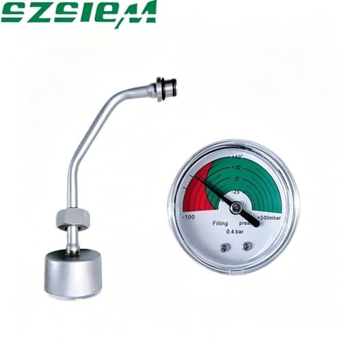 SF6 pressure gauge spare part for RM6 Density Relay Replacement, essential component on RM6 Spare Parts List